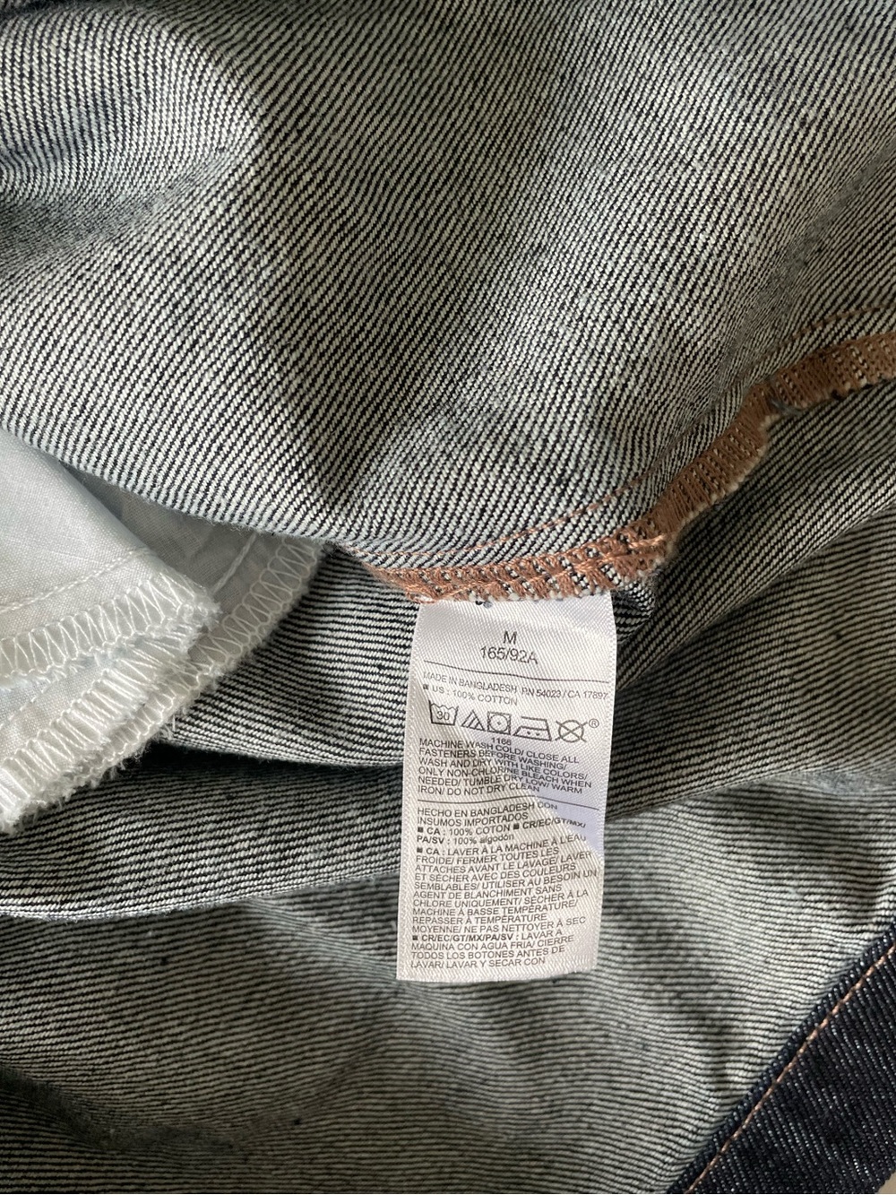 NWT Old Navy Denim Shirt Dress Coastal Cowgirl Dark Wash Button Front Medium - Picture 4 of 5